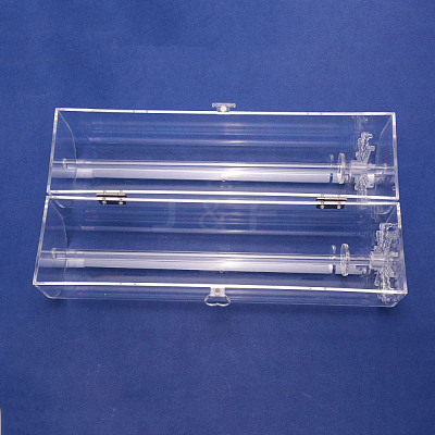 Acrylic Jewelry Organizer Necklaces Stand AJEW-WH0258-116-1