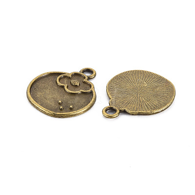 Tibetan Style Alloy Pendant Enamel Settings PALLOY-N160-034AB-1