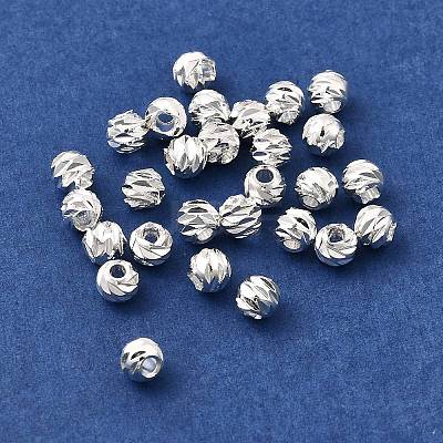 Brass Beads KK-B147-02C-S-1