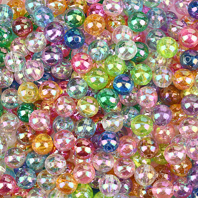 Eco-Friendly Transparent Acrylic Beads OACR-PA0001-30C-01-1