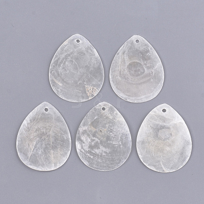 Capiz Shell Pendants SSHEL-T006-06-1