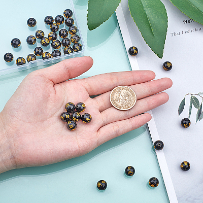 Natural Agate Beads Strands G-OC0001-37B-10mm-1