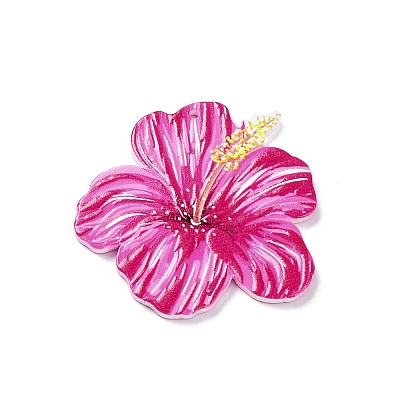 Double-sided Printed Opaque Acrylic Pendants MACR-F075-02A-1