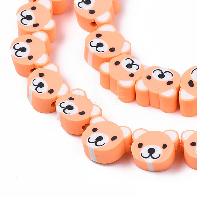 Handmade Polymer Clay Bead Strands CLAY-S096-004-01H-1