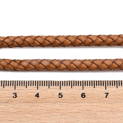 Braided Leather Cord with Core WL-F009-5mm-02-1