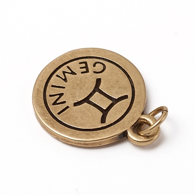 Brass Pendants LS-KK-I668-01AB-02-1