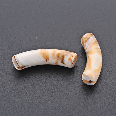Opaque Acrylic Beads X-OACR-Q181-004A-1