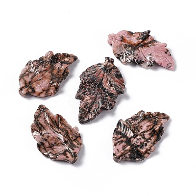 Natural Rhodonite Pendants G-I336-01-21-1