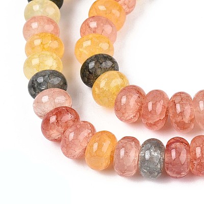 Glass Beads Strands GLAA-N059-5x8mm-31-1