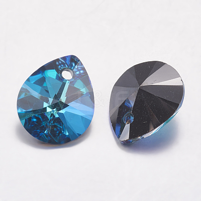 Faceted K9 Glass Rhinestone Charms RGLA-F053-E-001BB-1