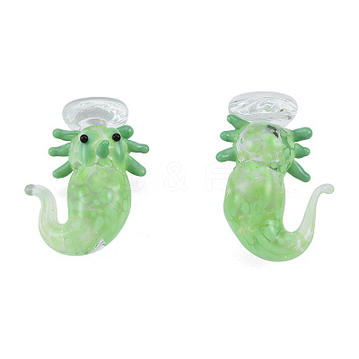 Handmade Bumpy Lampwork Beads LAMP-N029-022B-1