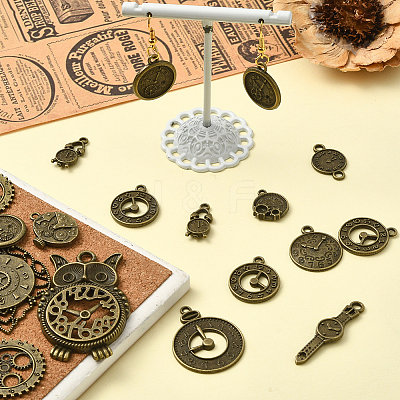 1 Bags Tibetan Style Alloy Pendants FIND-SC0018-06AB-1
