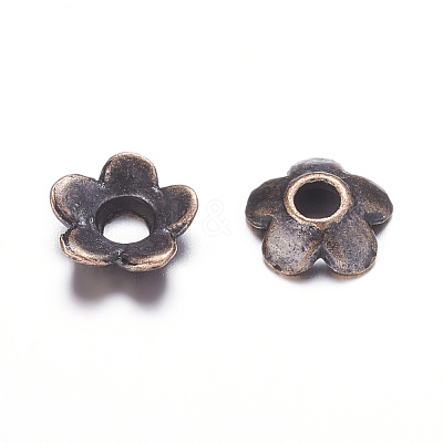 Tibetan Style Bead Caps K0PCP061-1