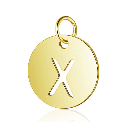 304 Stainless Steel Charms Ion Plating(IP) A-STAS-S105-T514G-X-1