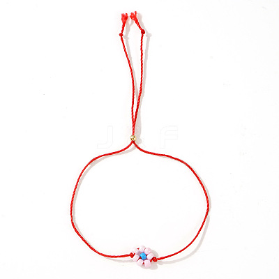 Flower Resin Beaded Slider Bracelets for Women SL9741-6-1