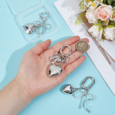 3Pcs 3 Styles Alloy Keychains KEYC-PH0002-36-1