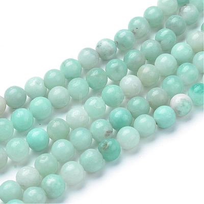 Natural Amazonite Beads Strands G-T055-4mm-17-1