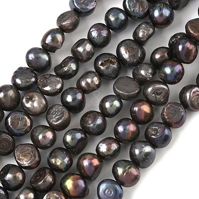 Natural Cultured Freshwater Pearl Beads Strands PEAR-P250214-S-1