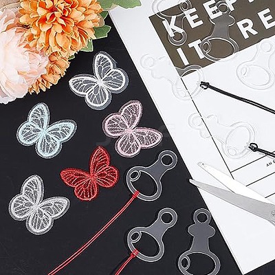 40Pcs 2 Style Acrylic Embroidery Floss Drop DIY-CP0008-74-1