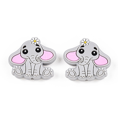 Elephant Silicone Beads SIL-N005-05-1