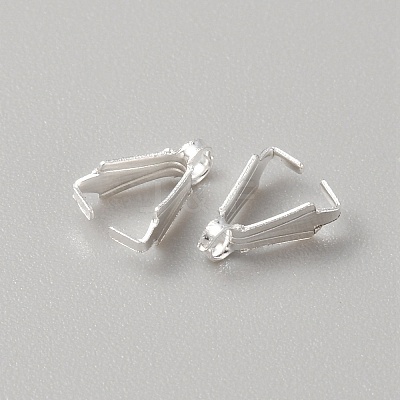 Alloy Ice Pick Pinch Bails LS-KK-WH0111-356S-1