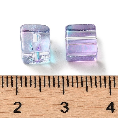 Two Tone Transparent Glass Beads X1-GLAA-NH0001-03F-1