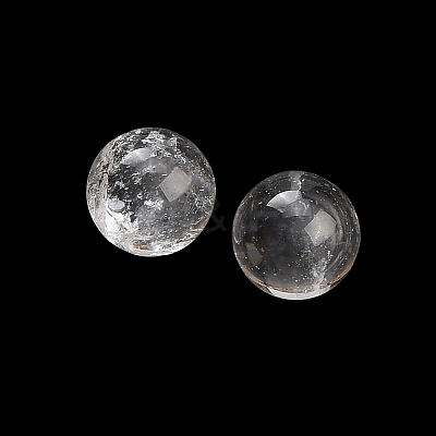 Natural Quartz Crystal Sphere Beads G-H359-02L-8mm-02-1