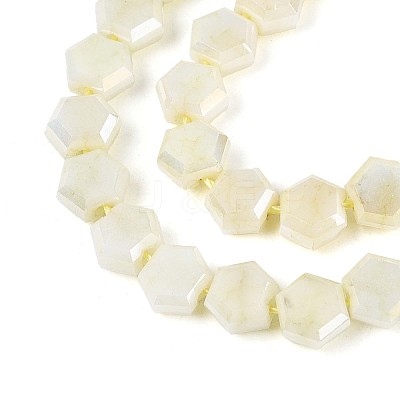 Anti-Tarnish Electroplate Glass Beads Strands GLAA-T028-6mm-02E-1