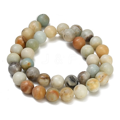 Natural Flower Amazonite Beads Strands GG-CBA6382-A04-10mm-01-1