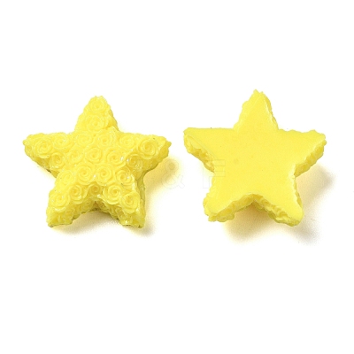 Opaque Resin Cabochons RESI-C024-03F-1