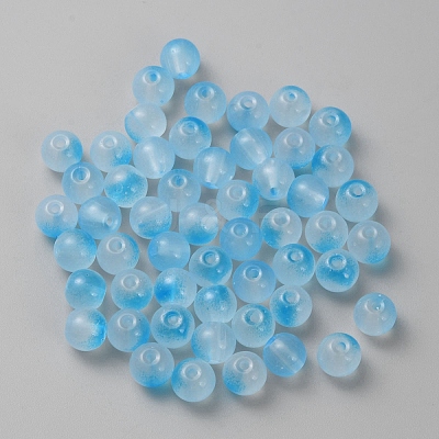 Two Tone Glass Beads GLAA-CJC0001-19B-1