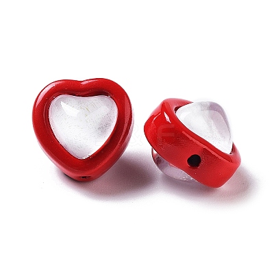Spray Painted Alloy Bead PALLOY-H134-27B-1