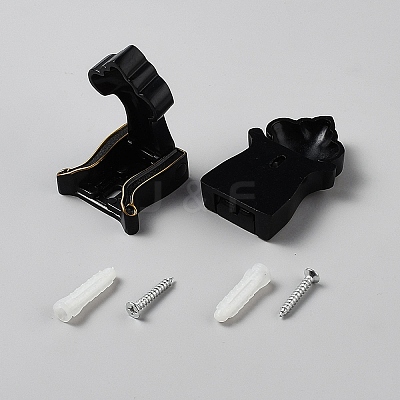 Aluminum Folding Hideaway Coat Hooks FIND-WH0173-526A-1