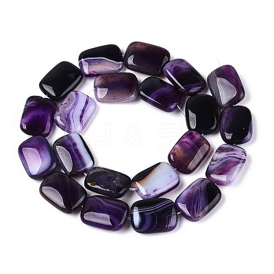Natural Agate Beads Strands G-N356-03A-14-1