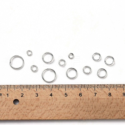 1 Box Brass Open Jump Rings KK-X0059-S-B-1