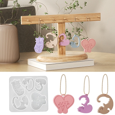 DIY Pendants Silicone Molds DIY-B076-01-1