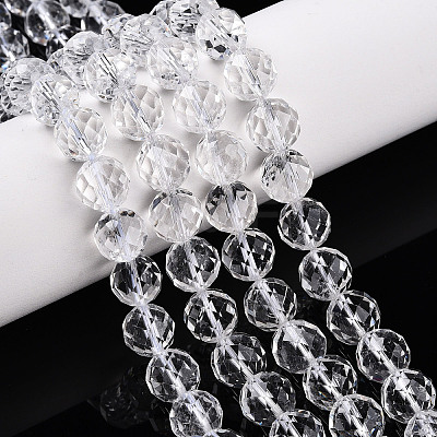 Natural Quartz Crystal Beads Strands G-S345-10mm-35-1