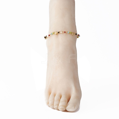 Charm Anklets AJEW-AN00363-1