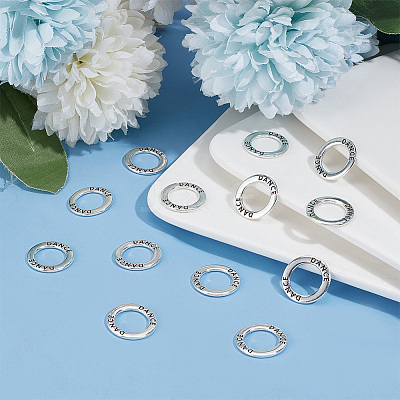 50Pcs Tibetan Style Alloy Pendants FIND-PH0020-30-1