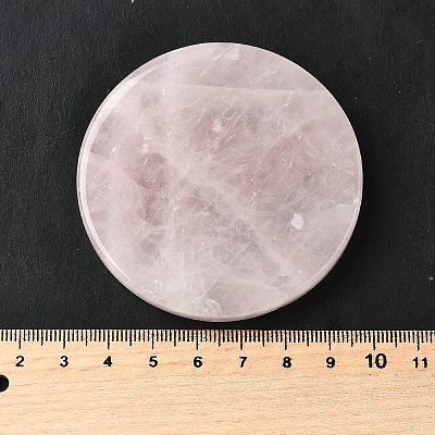 7Pcs 2 Styles Chakra Natural Rose Quartz Base Seven Star Group Display Decorations DJEW-K031-01B-02-1