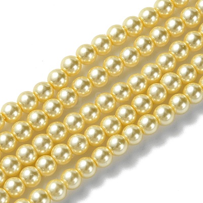Grade A Glass Pearl Beads HY-J001-4mm-HX013-1