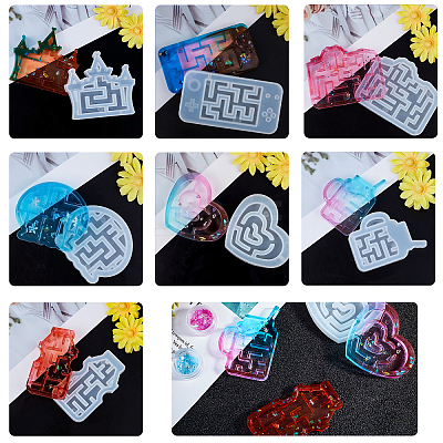 DIY Quicksand Jewelry Kits DIY-PH0027-33-1