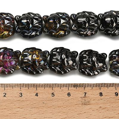 Electroplate Glass Bead Strands EGLA-H110-01HR-05-1