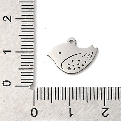 Non-Tarnish 201 Stainless Steel Pendants STAS-E206-04P-06-1