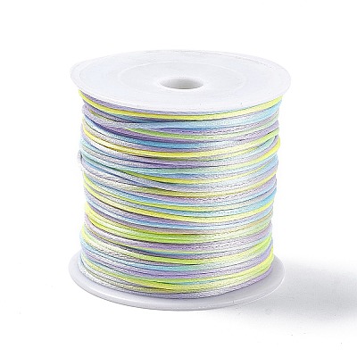 Segment Dyed Nylon Rattail Satin Cords NWIR-A008-01F-1