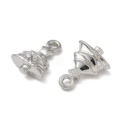 Christmas Alloy Crystal Rhinestone Pendants FIND-L026-01G-P-1