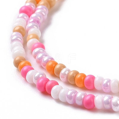 Glass Seed Bead Strands LAMP-B021-04C-1