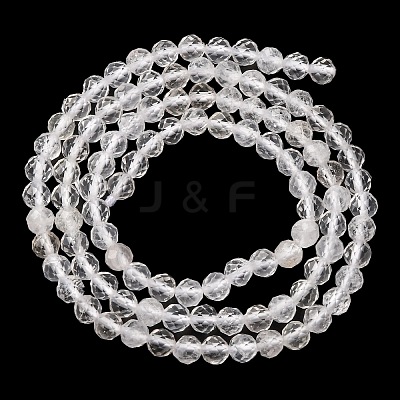 Natural Quartz Crystal Beads Strands G-C226-B05-4mm-1