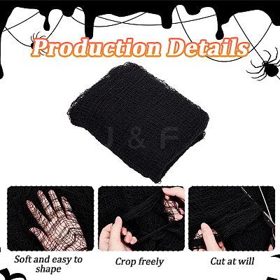 1Pc Halloween Decorative Gauze DIY-GF0011-75B-1