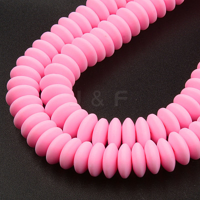 Handmade Polymer Clay Beads Strands X-CLAY-N008-064-A08-1